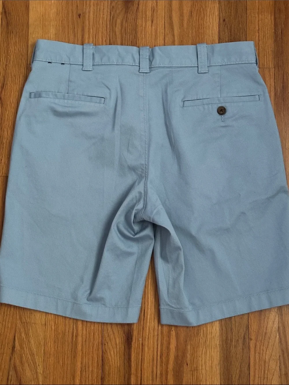 J. Crew Sky Blue Flat Front Men’s Chino Shorts Size 30 Good Condition